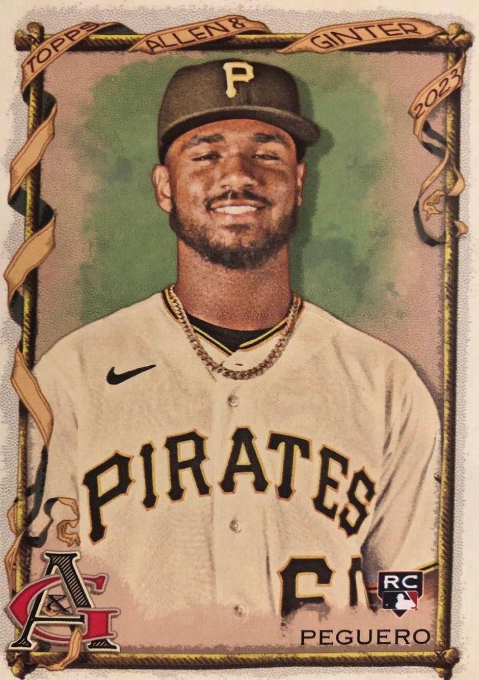 Liover Peguero #121 Baseball Cards 2023 Topps Allen & Ginter
