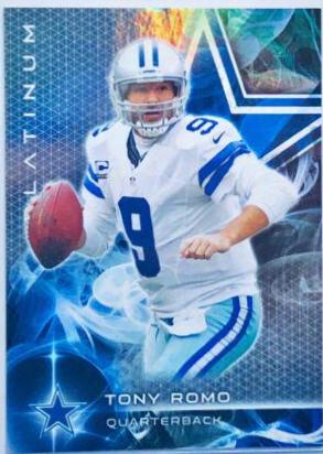 Tony Romo #10 Football Cards 2015 Topps Platinum