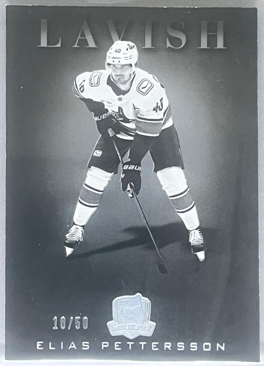 Elias Pettersson #EL-50 2024-25 Upper Deck The Cup Hockey Lavish
