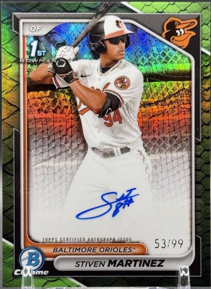 Stiven Martinez [Reptillian Green Refractor] #CPA-SM