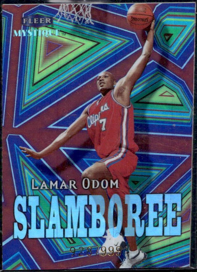 Lamar Odom #8S Basketball Cards 1999 Fleer Mystique Slamboree