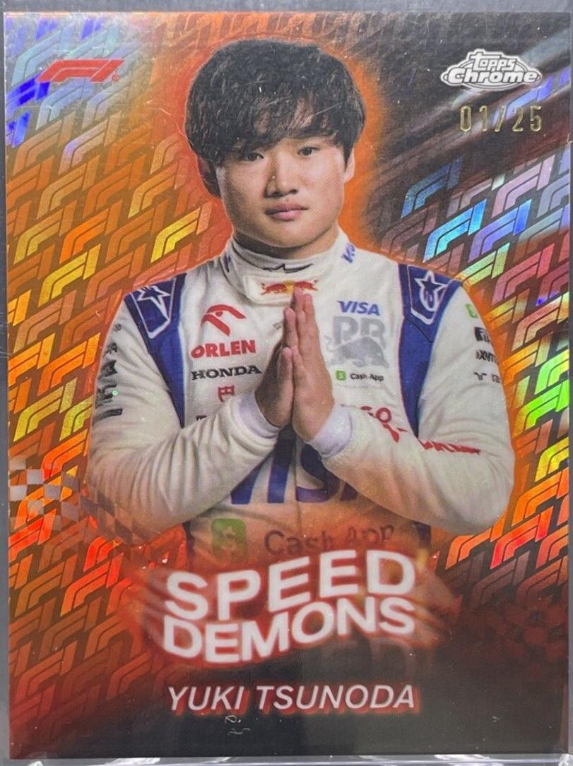 Yuki Tsunoda [Orange Logofractor] #SD-17 Prices | 2024 Topps Chrome ...