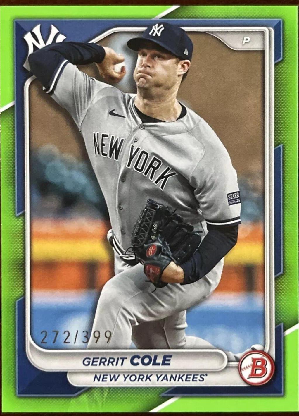 Gerrit Cole [Neon Green] #60