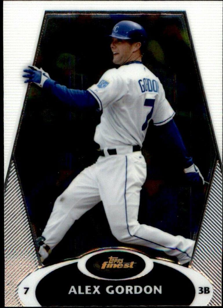 Alex Gordon #17 Baseball Cards 2008 Finest