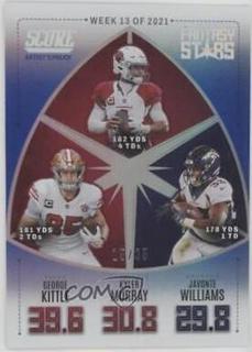 George Kittle, Kyler Murray, Javonte Williams