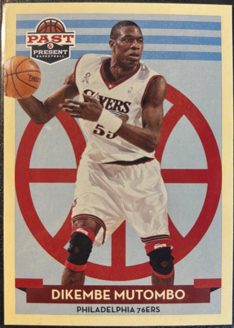 Dikembe Mutombo #124 Basketball Cards 2012 Panini Past & Present