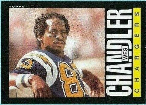 Wes Chandler #370 Football Cards 1985 Topps