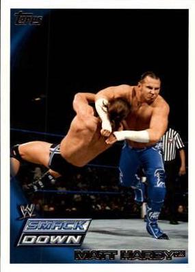 Matt Hardy #5 Wrestling Cards 2010 Topps WWE