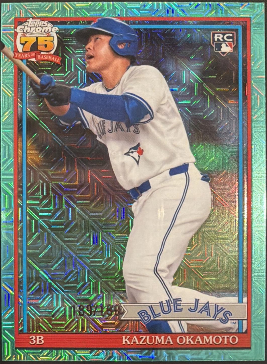 Kazuma Okamoto #91C2-43 2026 Topps Series 2 1991 Chrome Baseball