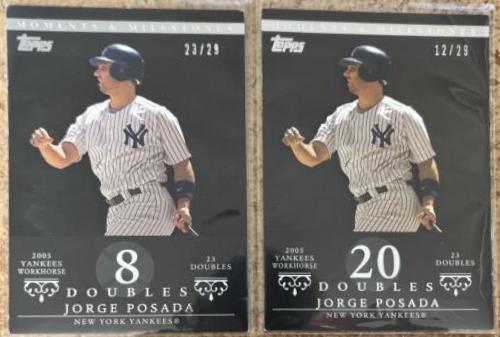Jorge Posada #117 2007 Topps Moments & Milestones Baseball