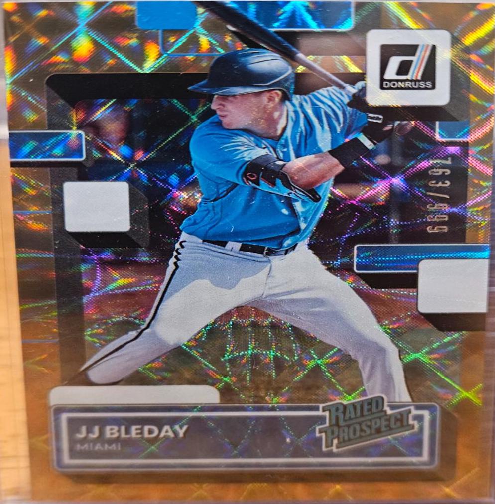 JJ Bleday #RP-8 Baseball Cards 2022 Panini Donruss Rated Prospects