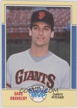 Dave Dravecky #10 Baseball Cards 1988 Fleer MVP