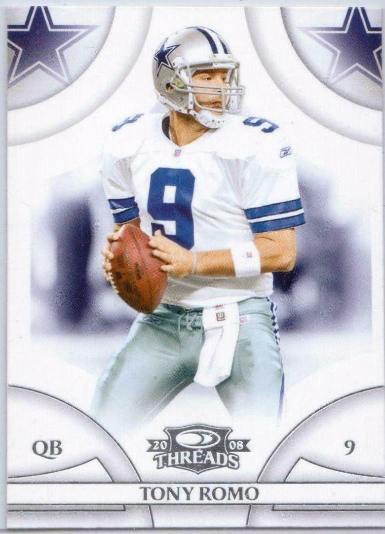 Tony Romo #138 Football Cards 2008 Panini Donruss Threads