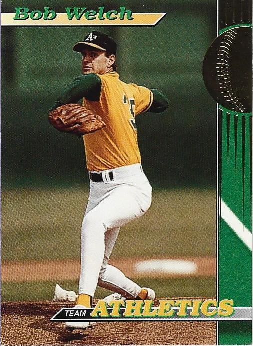 Bob Welch #12 Baseball Cards 1993 Stadium Club A's