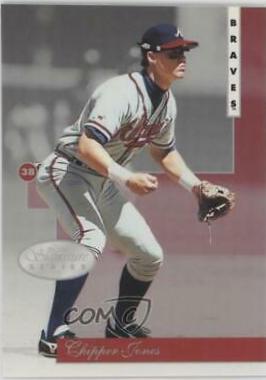 Chipper Jones #26 Baseball Cards 1996 Leaf Signature