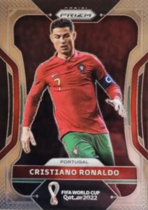 Cristiano Ronaldo #175 Soccer Cards 2022 Panini Prizm World Cup