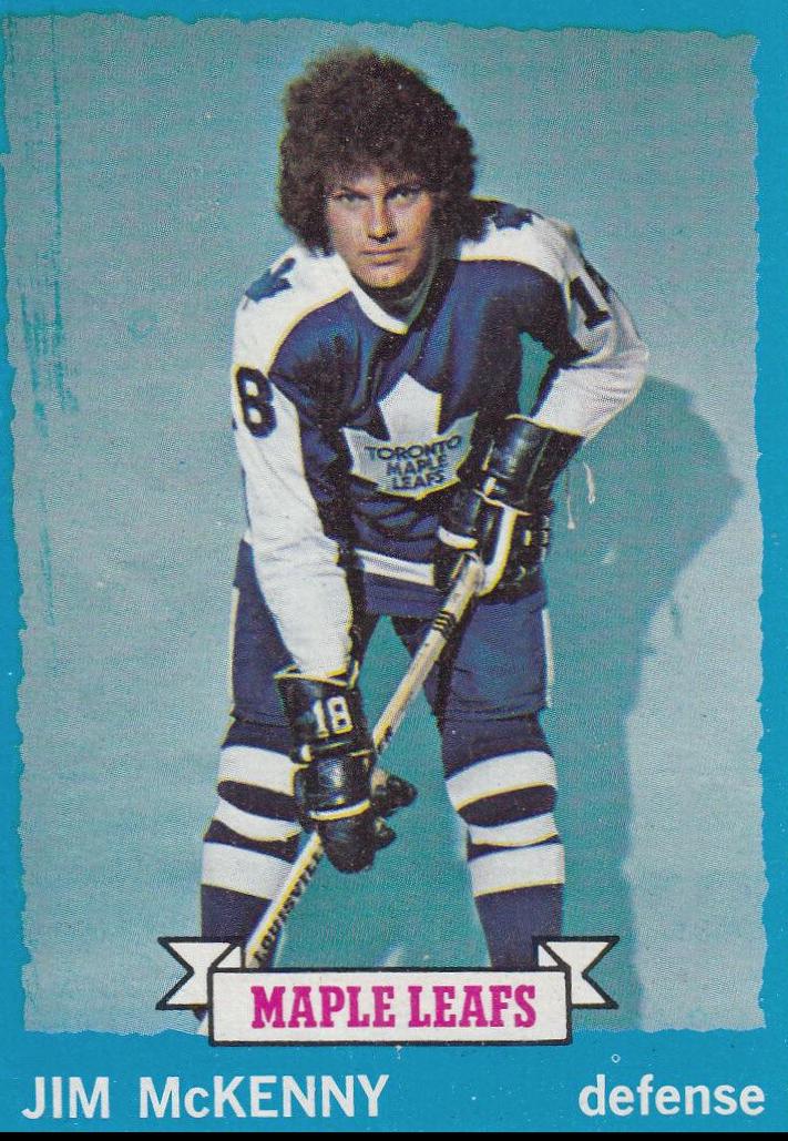 Jim McKenny #39 Hockey Cards 1973 Topps