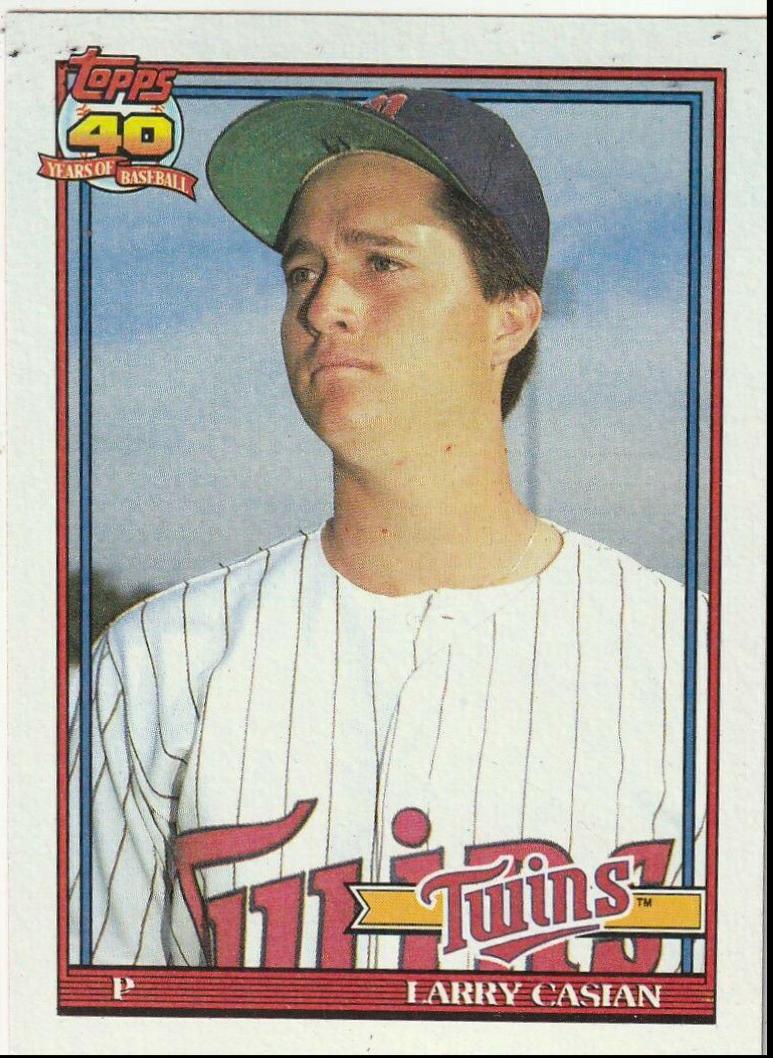 Larry Casian #374 Baseball Cards 1991 Topps