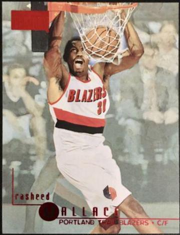 Rasheed Wallace Rubies #183 Basketball Cards 1996 Skybox Premium