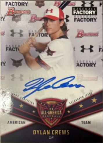 Crews #Dylan Baseball Cards 2024 Bowman All America Game Autograph