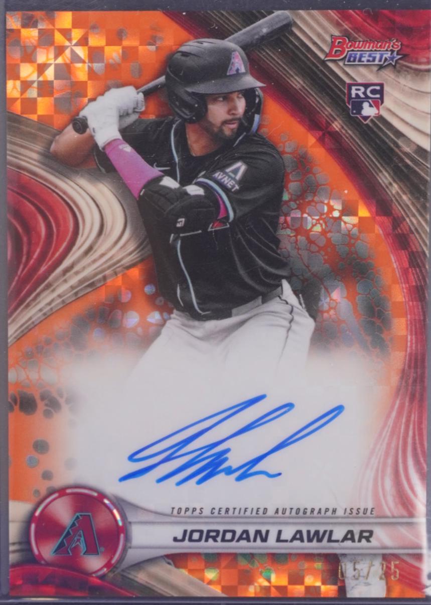Jordan Lawlar [Orange Refractor] #B24-JL