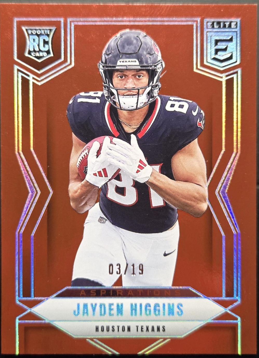 Jayden Higgins [Aspirations Red] #134 Prices | 2025 Panini Donruss ...