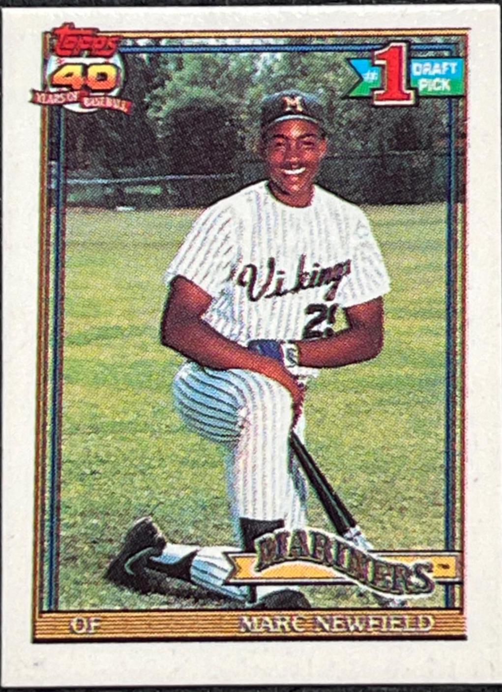 Marc Newfield #529 Baseball Cards 1991 Topps Micro