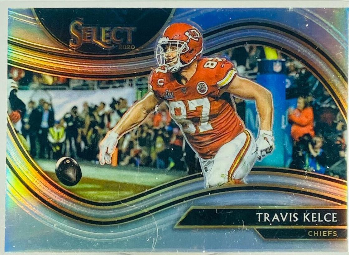 Travis Kelce Football Cards 2020 Panini Select Snapshots