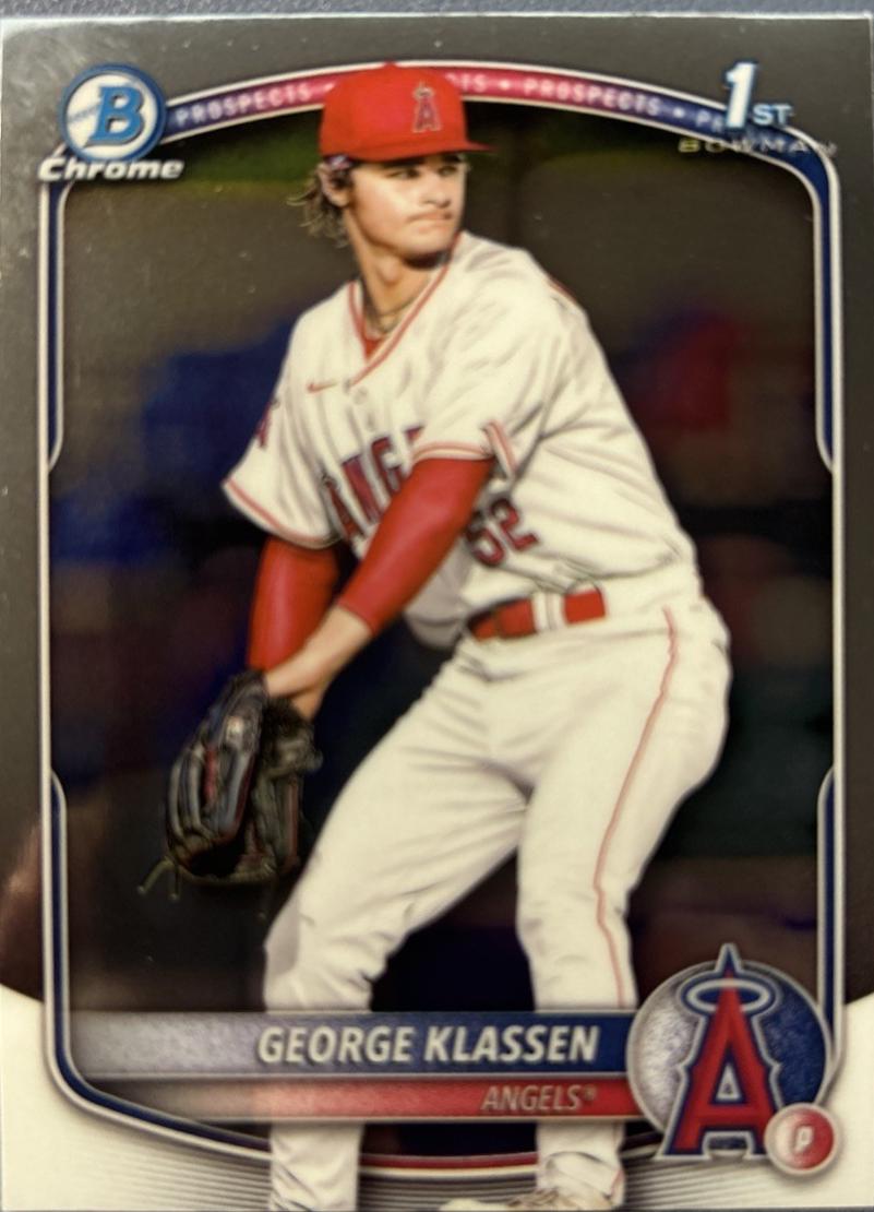 George Klassen #BCP-63 Baseball Cards 2025 Bowman Chrome Prospects