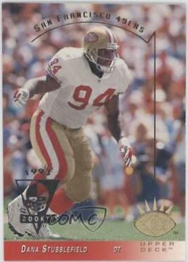 Dana Stubblefield #241 1993 SP Football