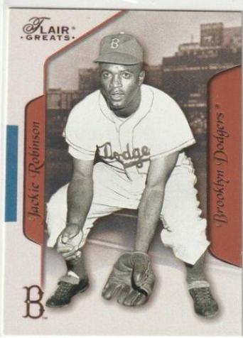 Jackie Robinson #84 2003 Flair Greats Baseball