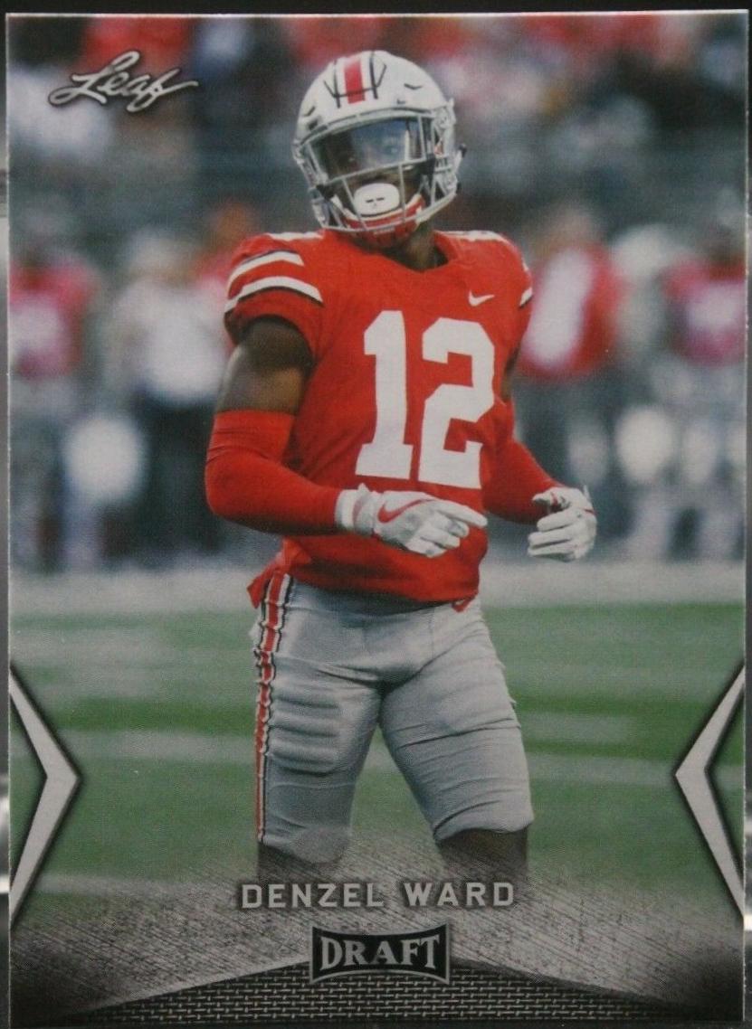 Denzel Ward #17 Football Cards 2018 Leaf Draft