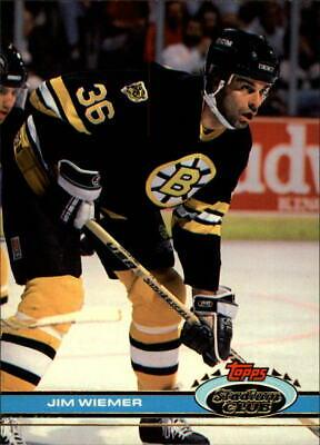Jim Wiemer #16 Hockey Cards 1991 Stadium Club