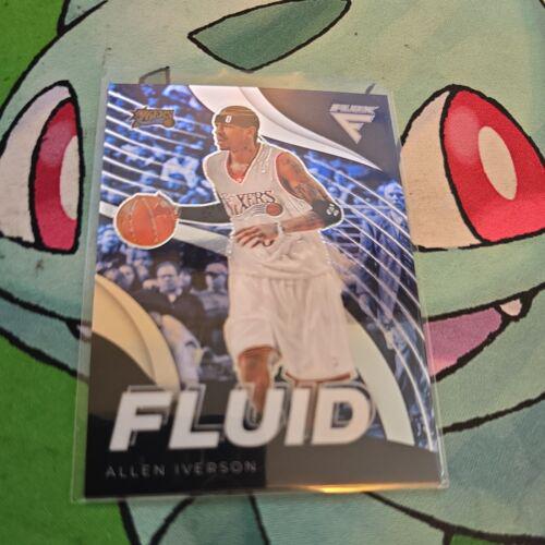 Allen Iverson #15 Basketball Cards 2022 Panini Flux Fluid