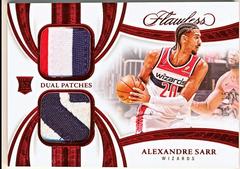 Alexandre Sarr [Ruby] #4 Basketball Cards 2024 Panini Flawless Dual Patch Prices