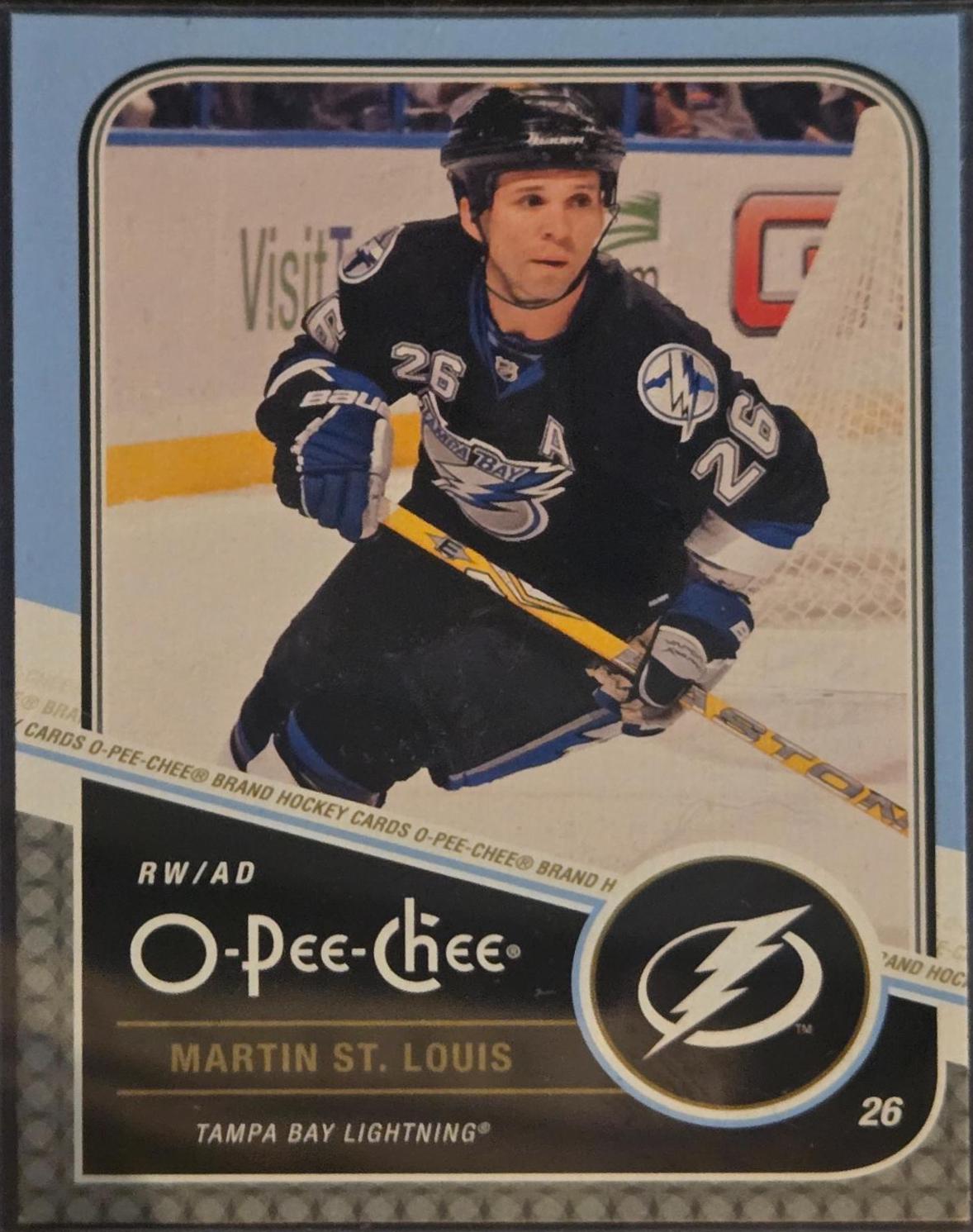 Martin St. Louis #33 Hockey Cards 2012 O-Pee-Chee