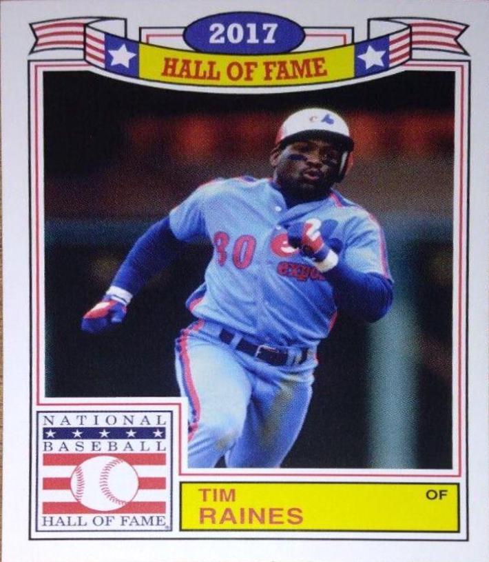 Tim Raines #3 Baseball Cards 2017 Topps Throwback Thursday