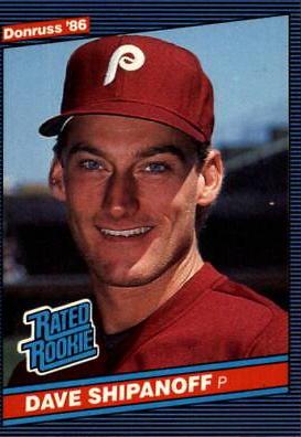 Dave Shipanoff #34 Baseball Cards 1986 Donruss