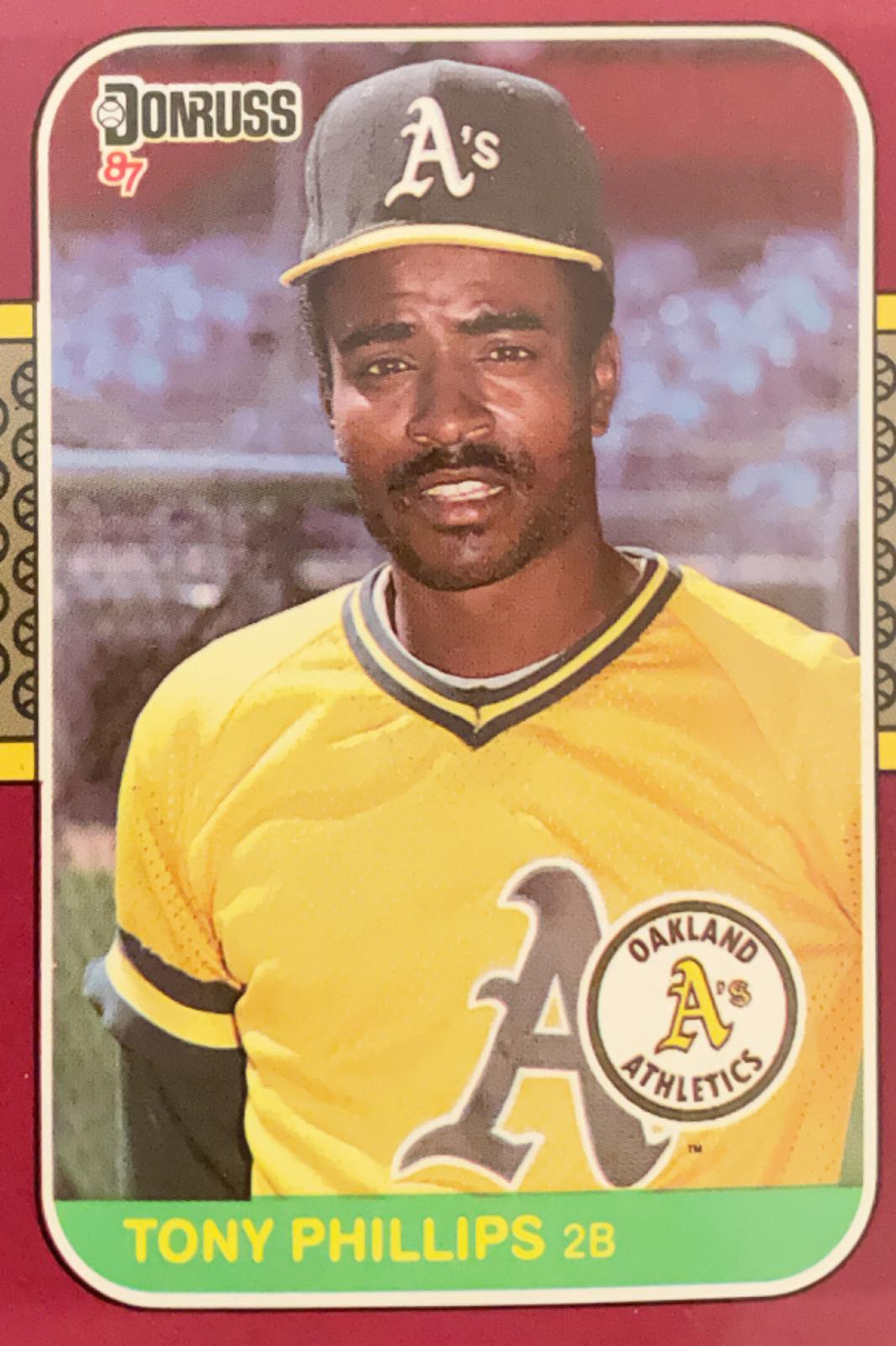 Tony Phillips #26 Baseball Cards 1987 Donruss Opening Day