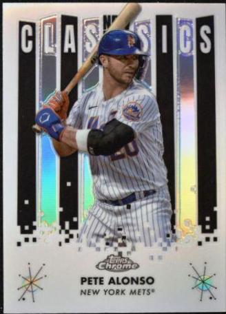 Pete Alonso #NC-8 Baseball Cards 2022 Topps Chrome New Classics