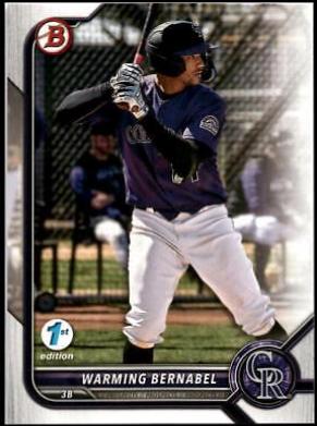 Warming Bernabel #BD-179 2022 Bowman Draft 1st Edition Baseball