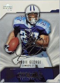 Eddie George #23 Football Cards 2004 Upper Deck Diamond Pro Sigs