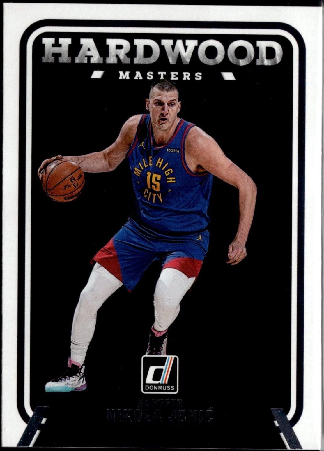 Nikola Jokic #3 Basketball Cards 2024 Panini Donruss Hardwood Masters