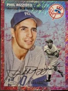 Phil Rizzuto [Cream Fuchsia Lava Refractor] #301