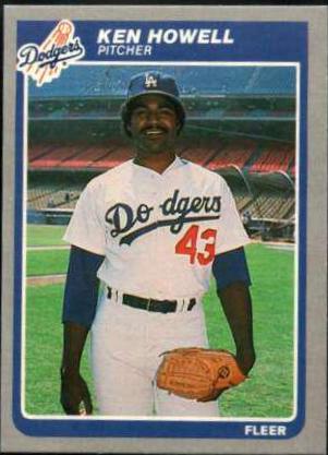 Ken Howell #374 Baseball Cards 1985 Fleer