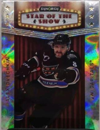 Alex Ovechkin #SOS-4 Hockey Cards 2023 Upper Deck Synergy Star of the Show