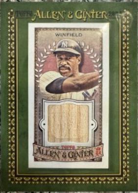 Dave Winfield #MFR-DW Baseball Cards 2024 Topps Allen & Ginter Mini Framed Relic