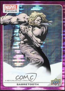 Sabretooth #189 Marvel 2023 Upper Deck Platinum