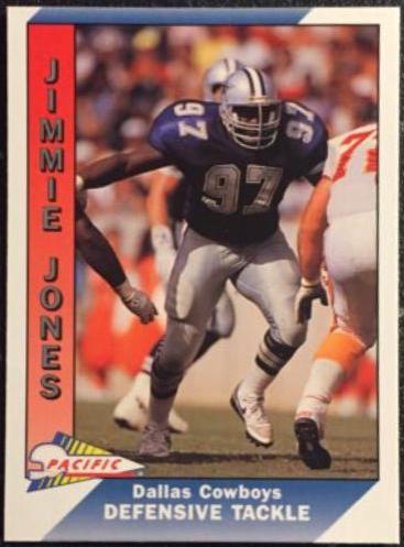 Jimmie Jones #99 Football Cards 1991 Pacific