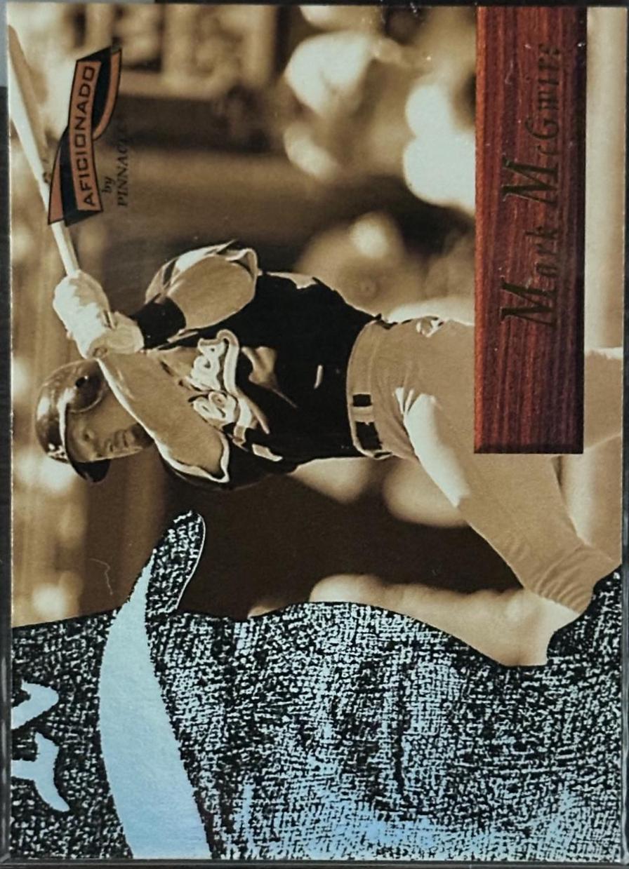 Mark McGwire #6 Baseball Cards 1996 Pinnacle Aficionado Slick Picks